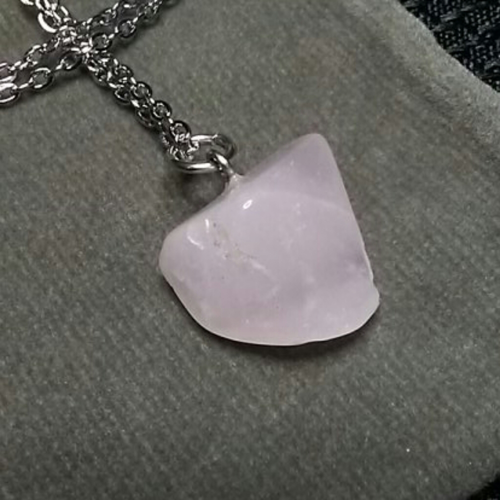 5/$25 Rose Quartz Necklace - Picture 2 of 7